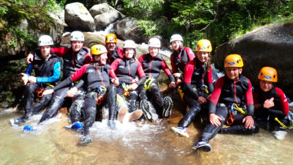 Canyoning Barberine tribu