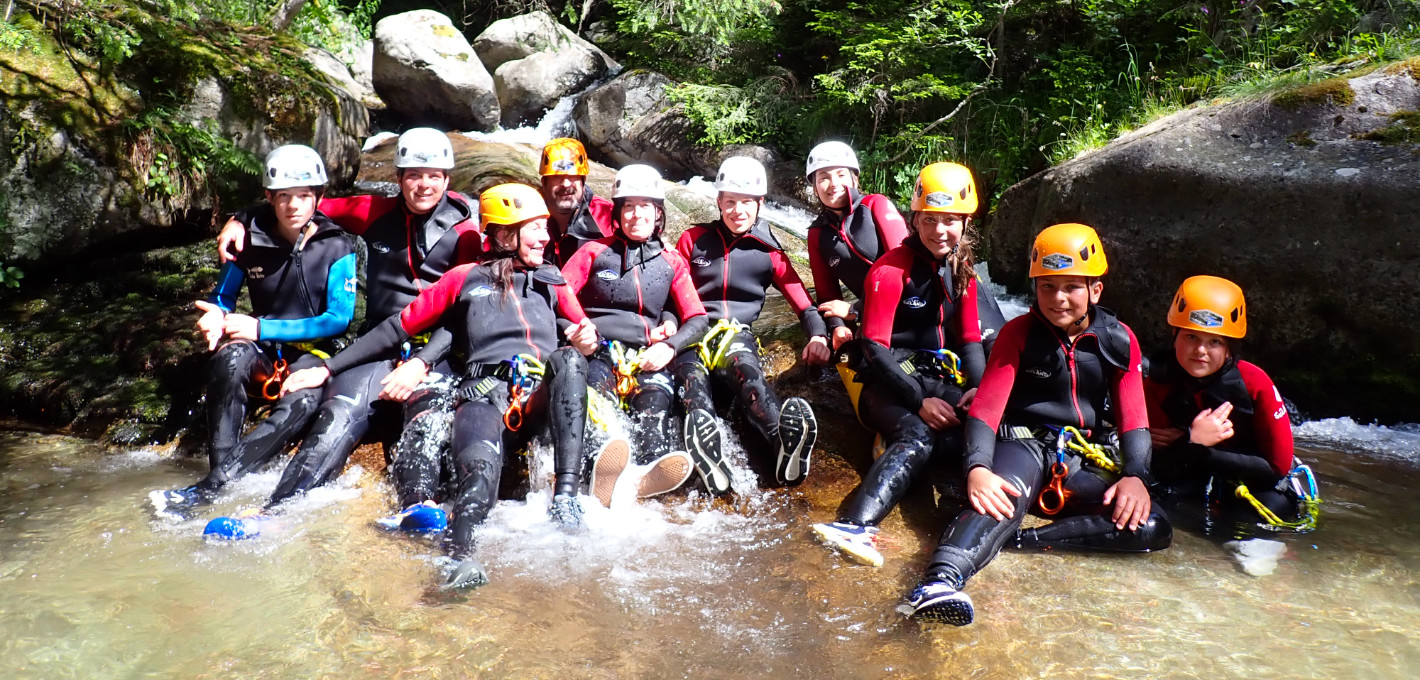 Canyoning Barberine tribu