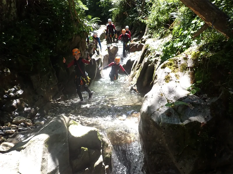 Accompagnateur de canyoning Megève